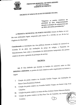 prefeitura municipal de porto seguro estado da bahia gabinete do