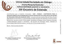 Educa&ccedil;&atilde;o - Universidade Federal de Pernambuco