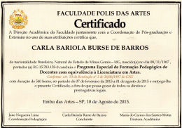 Baixe aqui um modelo do certificado de conclus&atilde;o
