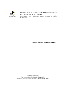 Programa completo - Instituto da Lingua Galega