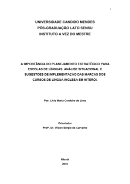 universidade candido mendes pós-graduação lato sensu instituto a