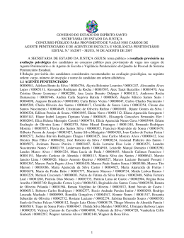 Edital n&ordm; 16 - Resultado provis&oacute;rio na avalia&ccedil;&atilde;o