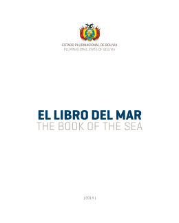 EL LIBRO DEL MAR - Embajada de Bolivia en Londres