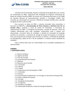 programa institucional de bolsas de inicia&ccedil;&atilde;o