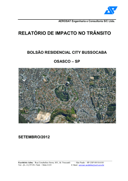 relatorio de impacto no transito