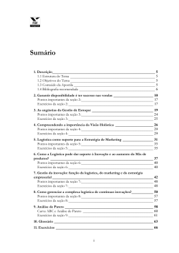 apostila de log&iacute;stica