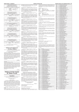 Pol&iacute;cia civil do Estado de Minas Gerais