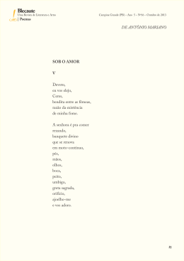 Poemas: Sob o Amor – Antônio Mariano – PB p.27