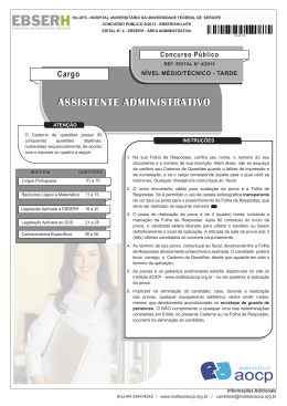 ASSISTENTE ADMINISTRATIVO