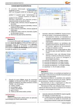 Prova - Assistente Administrativo
