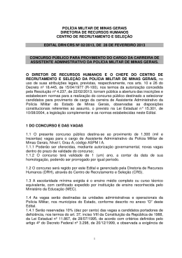 Edital - concurso