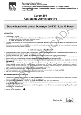 (código 201 - Assistente Administrativo).