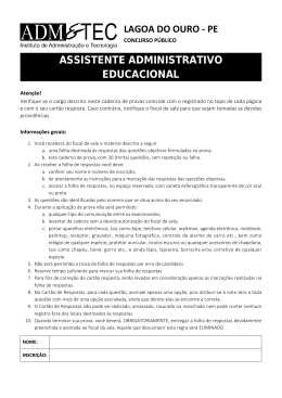 Assistente Administrativo Educacional.