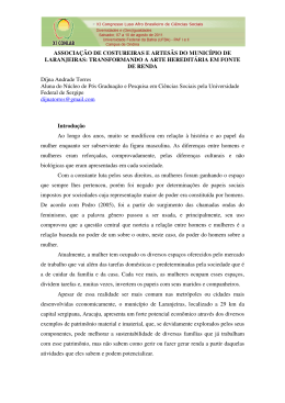 ASSOCIA&Ccedil;&Atilde;O DE COSTUREIRAS E ARTES&Atilde;S DO MUNIC&Iacute;PIO DE