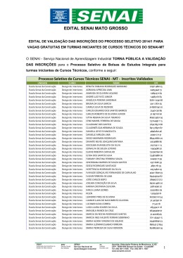 edital de valida&ccedil;&atilde;o das inscri&ccedil;&otilde;es