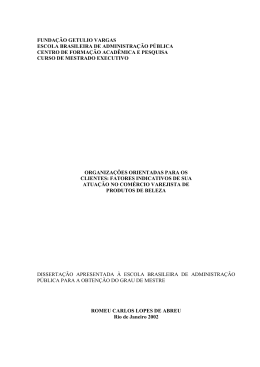 Romeu-Carlos - Sistema de Bibliotecas FGV