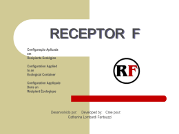 Receptor F Descrição completa do produto em arquivo PDF
