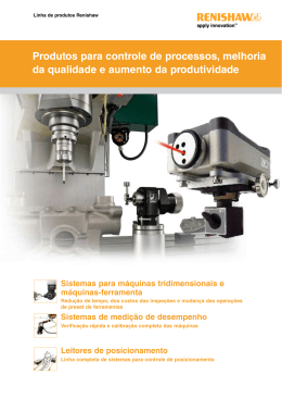 Linha de produtos Renishaw