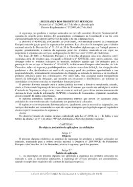 vers&atilde;o consolidada - Centro de Informa&ccedil;&atilde;o de Consumo e