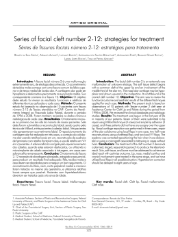 Series of facial cleft number 2-12: strategies for treatment