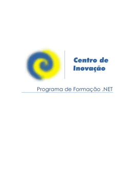 Programa de Forma&ccedil;&atilde;o .NET