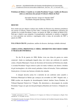 Prefeitura de Bel&eacute;m x Camel&ocirc;s na Avenida Presidente Vargas