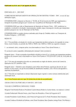 PORTARIA 69/11 - DSV/SMT O DIRETOR DO