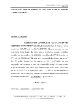 federa&ccedil;&atilde;o entra com amicus curiae na adi da cnpl , em defesa do