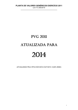 ANEXO PVG/2014 - IPTU