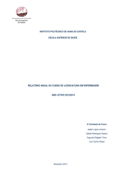 Enfermagem [CLE] - SGQ-IPVC