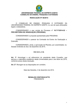 Resolu&ccedil;&atilde;o n&ordm; 56/2014