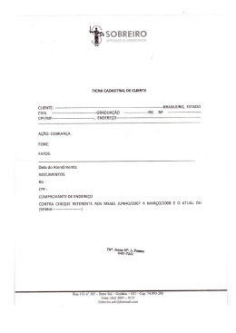 Documentos A&ccedil;&atilde;o de Cobran&ccedil;a
