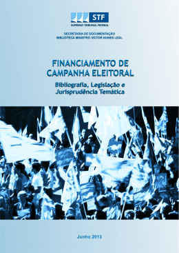 Financiamento de Campanha Eleitoral