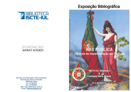 Exposi&ccedil;&atilde;o Bibliogr&aacute;fica