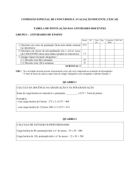 comiss&atilde;o especial de concursos e avalia&ccedil;&atilde;o docente, cescad