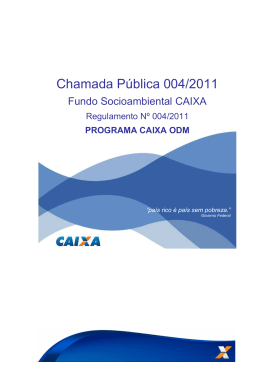 Chamada Pública 004/2011