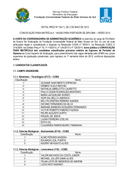 Portador de Diplomas UFMS 2013 - Copeve
