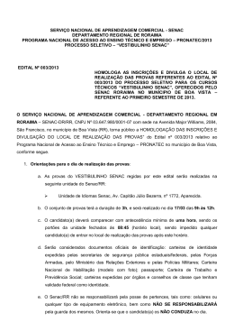 edital - Senac