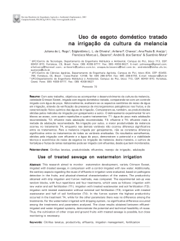 155 - Revista Brasileira de Engenharia Agr&iacute;cola e Ambiental