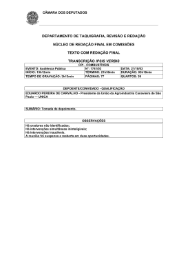 21-10-03 - C&acirc;mara dos Deputados