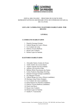 edital 0001/2014/sec &ndash; processo de elei&ccedil;&atilde;o dos representantes