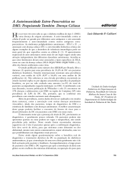 editorial A Autoimunidade Extra-Pancreática no DM1