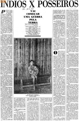 OSTO Sete de Se tembro, Aldeia Suruí, Rondônia w Mil e duzen