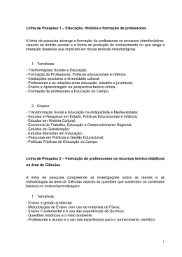 Estrutura Curricular