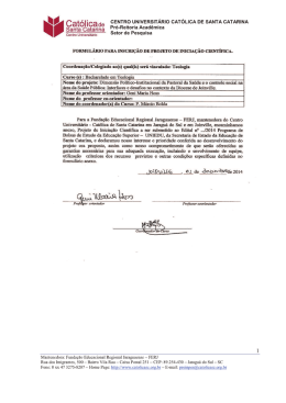 dimens&atilde;o politico-institucional da pastoral da saude e o controle