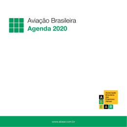 Avia&ccedil;&atilde;o Brasileira Agenda 2020