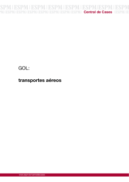 GOL: transportes a&eacute;reos