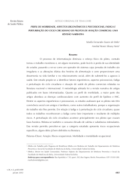 Revista Baiana de Sa&uacute;de P&uacute;blica 683 ARTIGO ORIGINAL DE TEMA