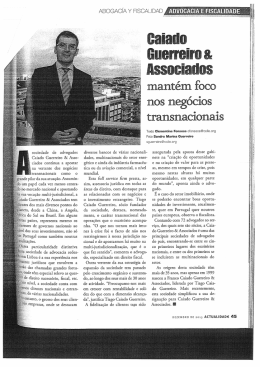 sociedade de advogados Caiado Guerreiro 86 Asso