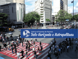ER - Caderno Propostas Metropolitana e Belo Horizonte - Crea-MG